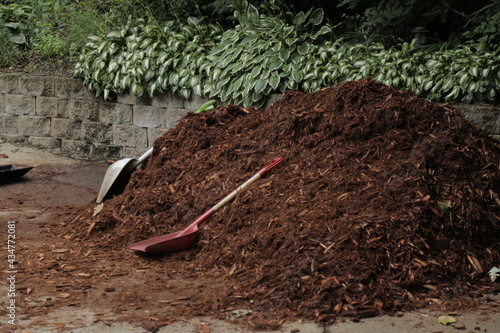 mulch pile