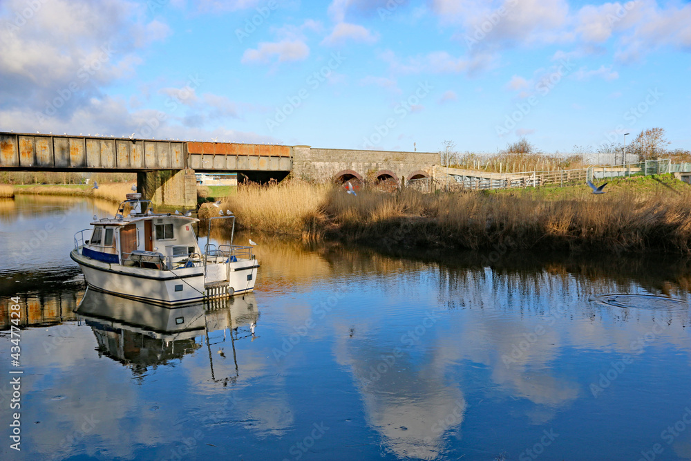 River Teign, Newton Abbot in Devon	