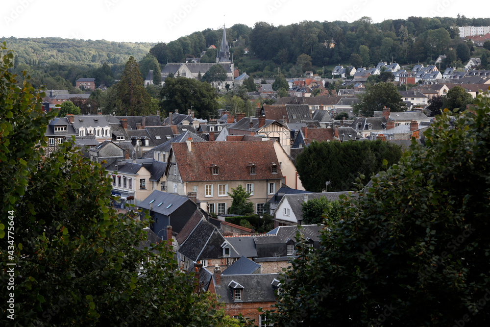 Bernay town, Eure, France