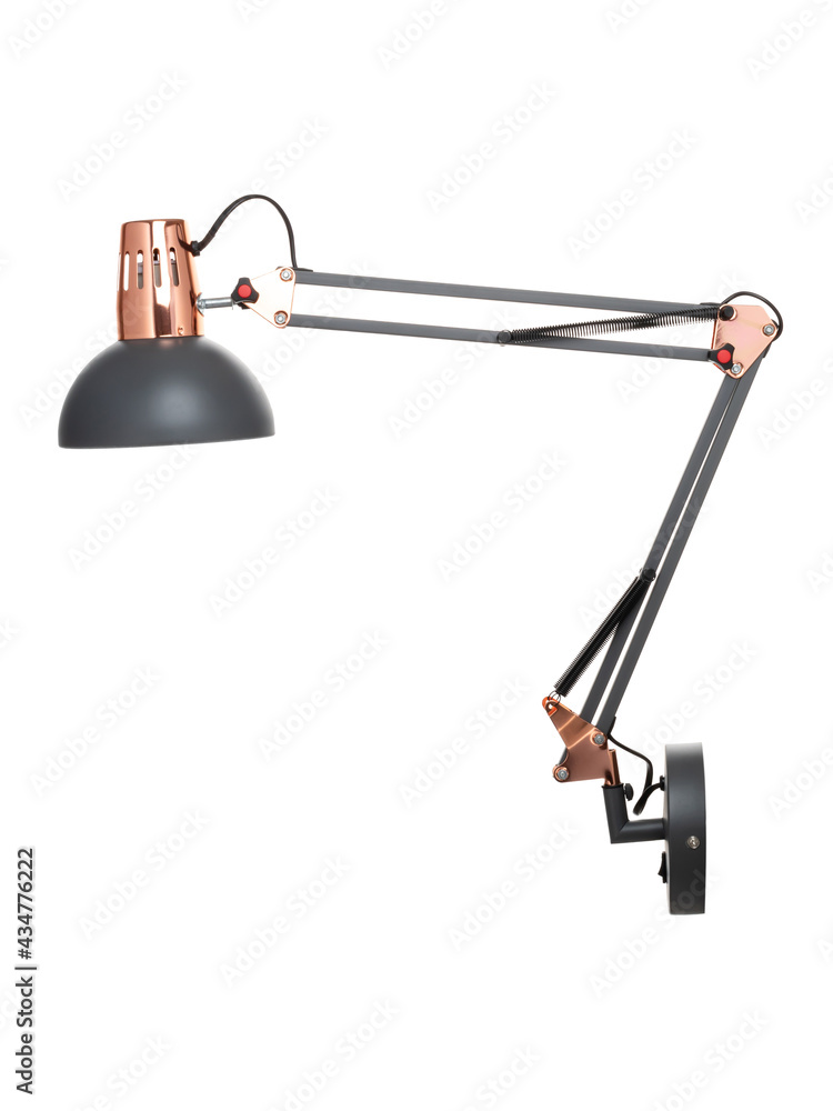 wall lamp with metal shade