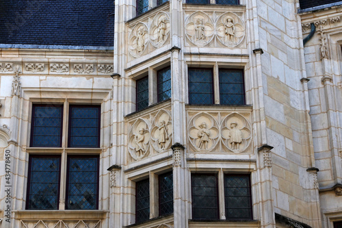 Jacques Coeur Palace, Bourges, France. Architectural detail.