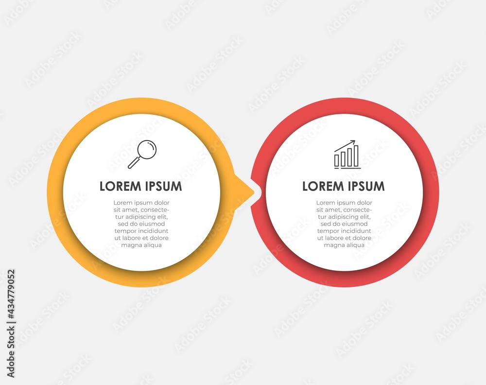 Vector infographic template with icons and 2 options or steps. Infographics for business concept. Can be used for presentations banner, workflow layout, process diagram, flow chart, info graph. Vector infographic template with icons and 2 options or steps. Infographics for business concept. Can be used for presentations banner, workflow layout, process diagram, flow chart, info graph.