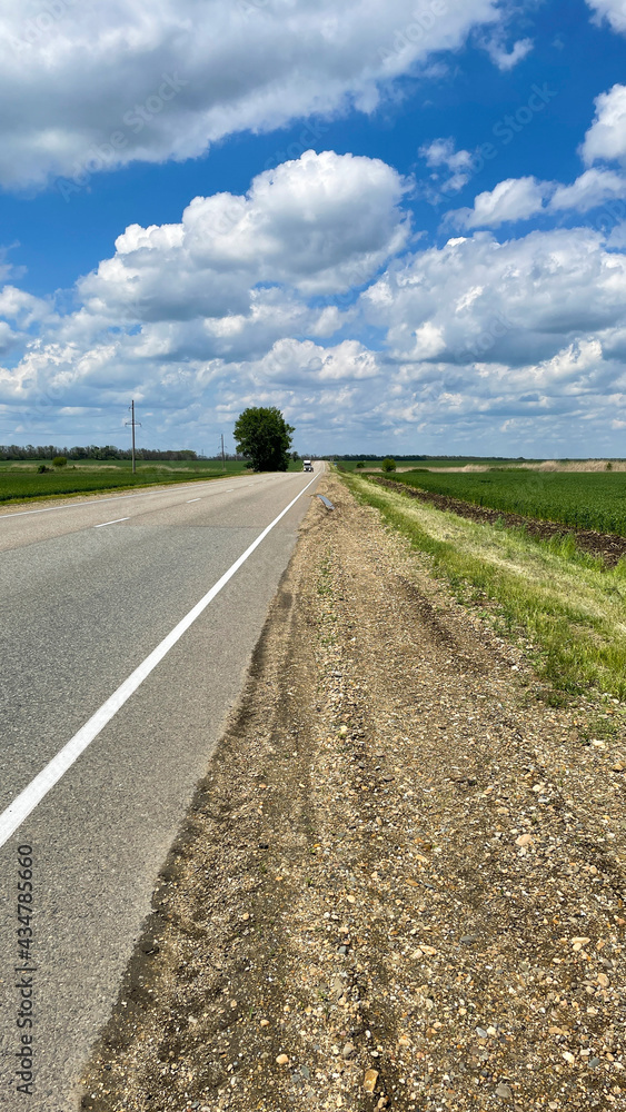 road, panorama, road, asphalt, sky, outdoor, landscape, nobody, horizon, landmark, view, travel, path, cloud, panoramic, surface, transport, light, space, nature, summer, trip, tourism, cloud landscap