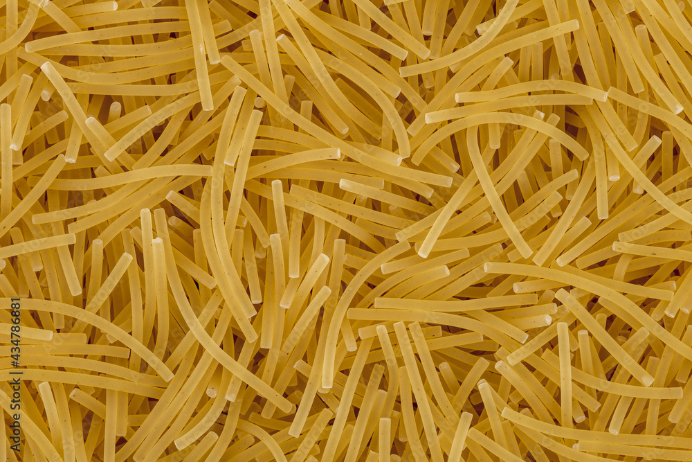 Close up photo of vermicelli pasta. Top view high resolution macro photo. Close up photo of vermicelli pasta. Top view high resolution macro photo.