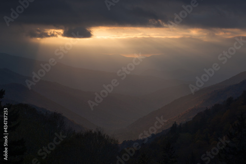 Great Smoky Mountains at sunrise