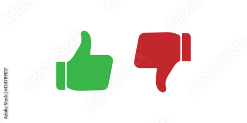 Like and dislike SVG icon set for website and mobile applications.