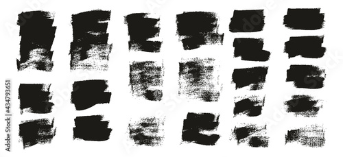 Flat Calligraphy Paint Brush Regular Short Background High Detail Abstract Vector Background Extra Set 