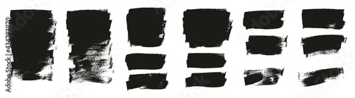 Flat Calligraphy Paint Brush Regular Short Background High Detail Abstract Vector Background Extra Set 