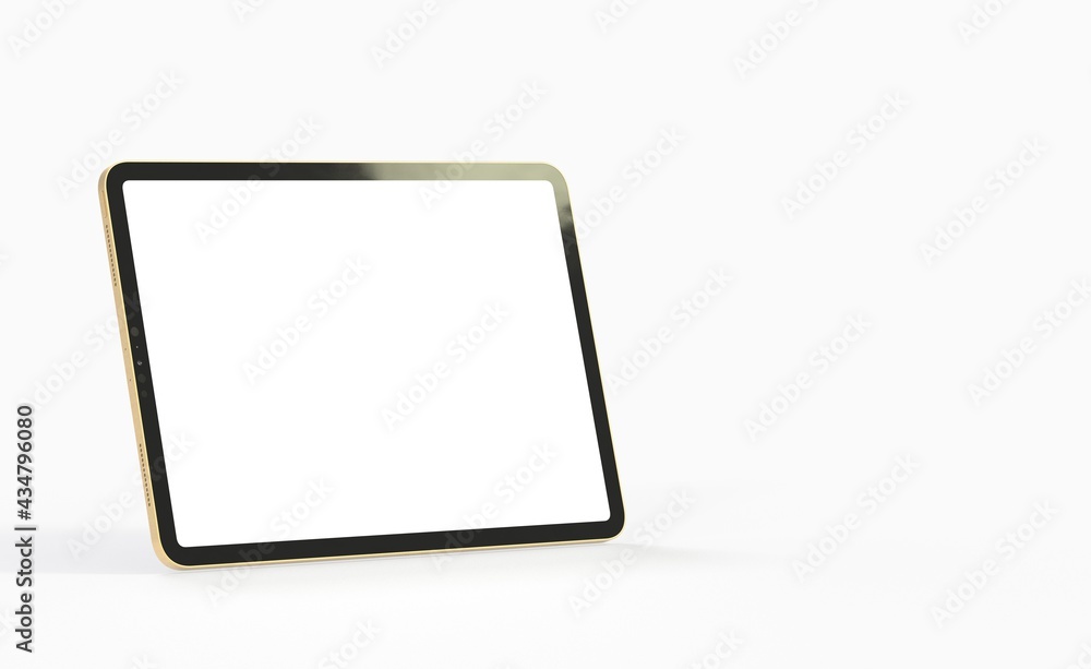 Tablet 3d computer with blank screen Tablet 3d computer with blank screen