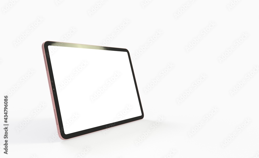 Tablet 3d computer with blank screen Tablet 3d computer with blank screen