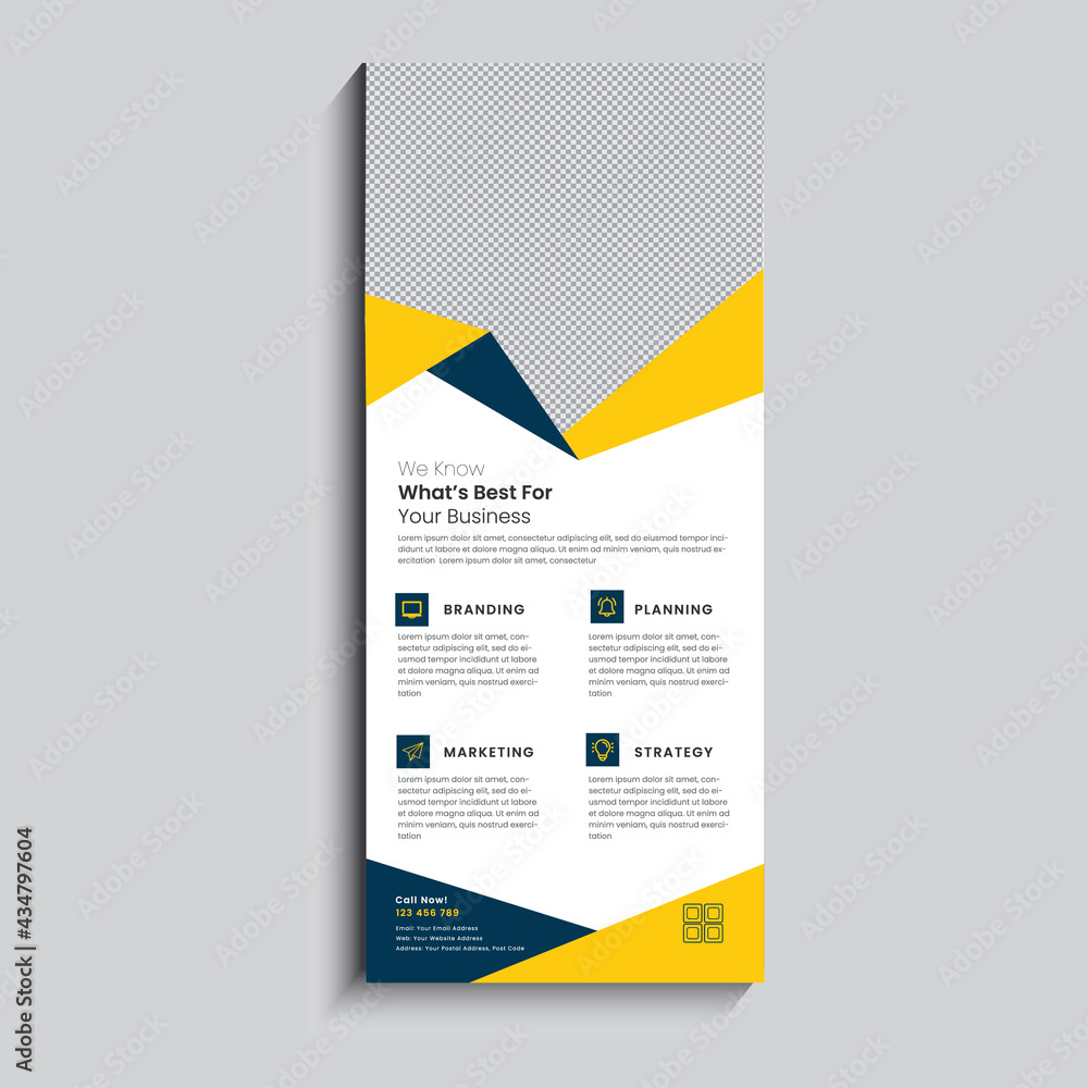Roll Up Banner Vector illustration Template Roll Up Banner Vector illustration Template
