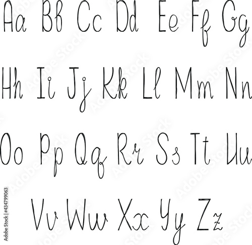 Sketch alphabet