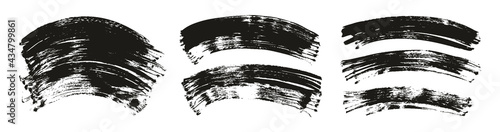Flat Fan Brush Regular Curved Background High Detail Abstract Vector Background Extra Set 