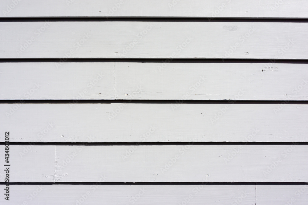 Neat and tidy wood siding on the exterior of a shed Neat and tidy wood siding on the exterior of a shed