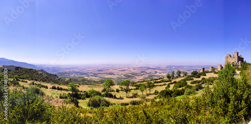 Castel in the mountain spain