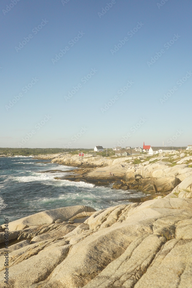 landscape on beautiful peggy's cove