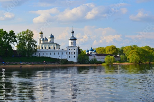 Yuriev Monastery view from the Volkhov River