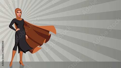 Middle Eastern Superheroine Ray Light