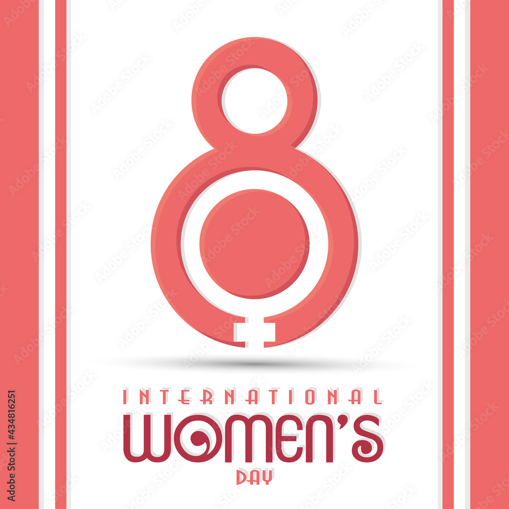 Female woman symbol Women day Vector illustration Female woman symbol Women day Vector illustration