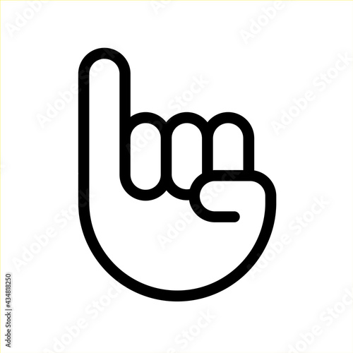 Pinky promise friendship icon finger trustworthy. Hand clenched in a fist with little finger. Sign swear cooperation. vector illustration