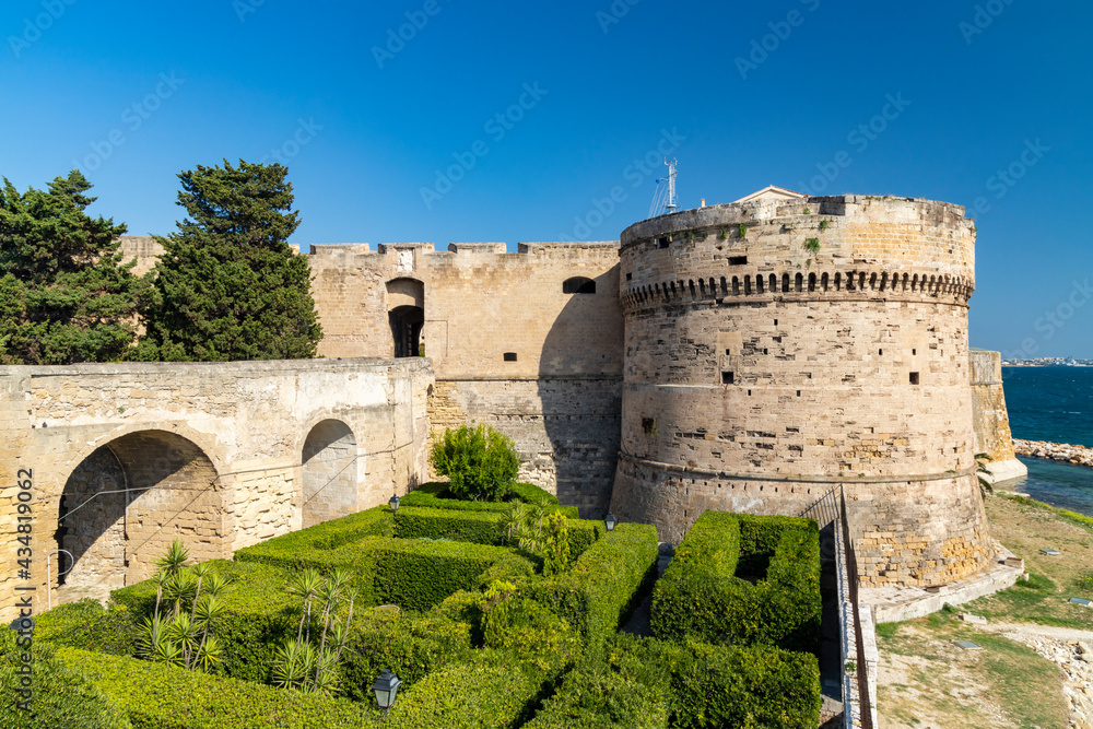 Castello Aragonese castel in Taranto, Apulia, Italy