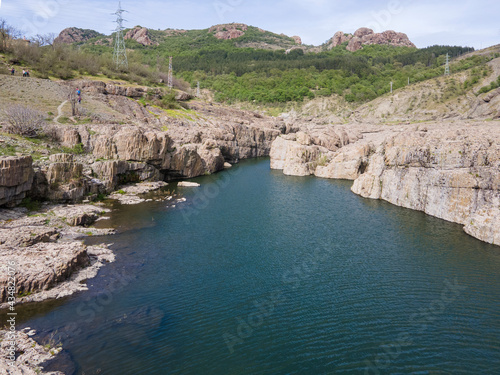 Aerial view of Sheytan Dere (Shaitan River) Canyon, Bulgaria