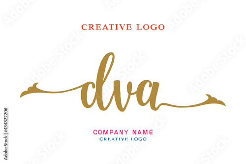 DVA lettering logo is simple, easy to understand and authoritative