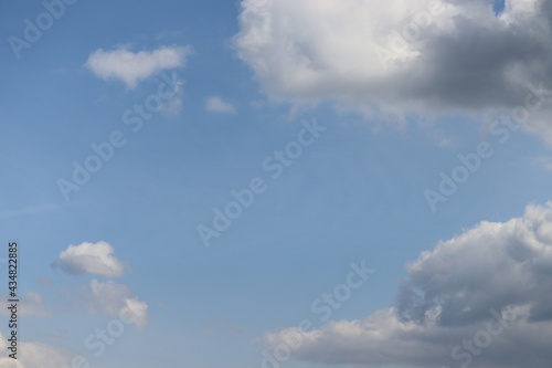 Fototapeta Naklejka Na Ścianę i Meble -  いくつかの雲と青い空