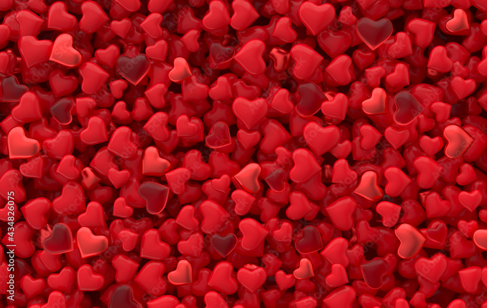 Valentines day candy hearts background pattern 3d rendering illustration Love celebration poster, greeting card, banner template. Valentines day candy hearts background pattern 3d rendering illustration Love celebration poster, greeting card, banner template.