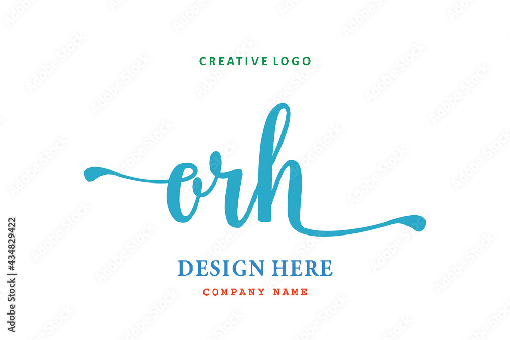 ORH lettering logo is simple, easy to understand and authoritative ORH lettering logo is simple, easy to understand and authoritative