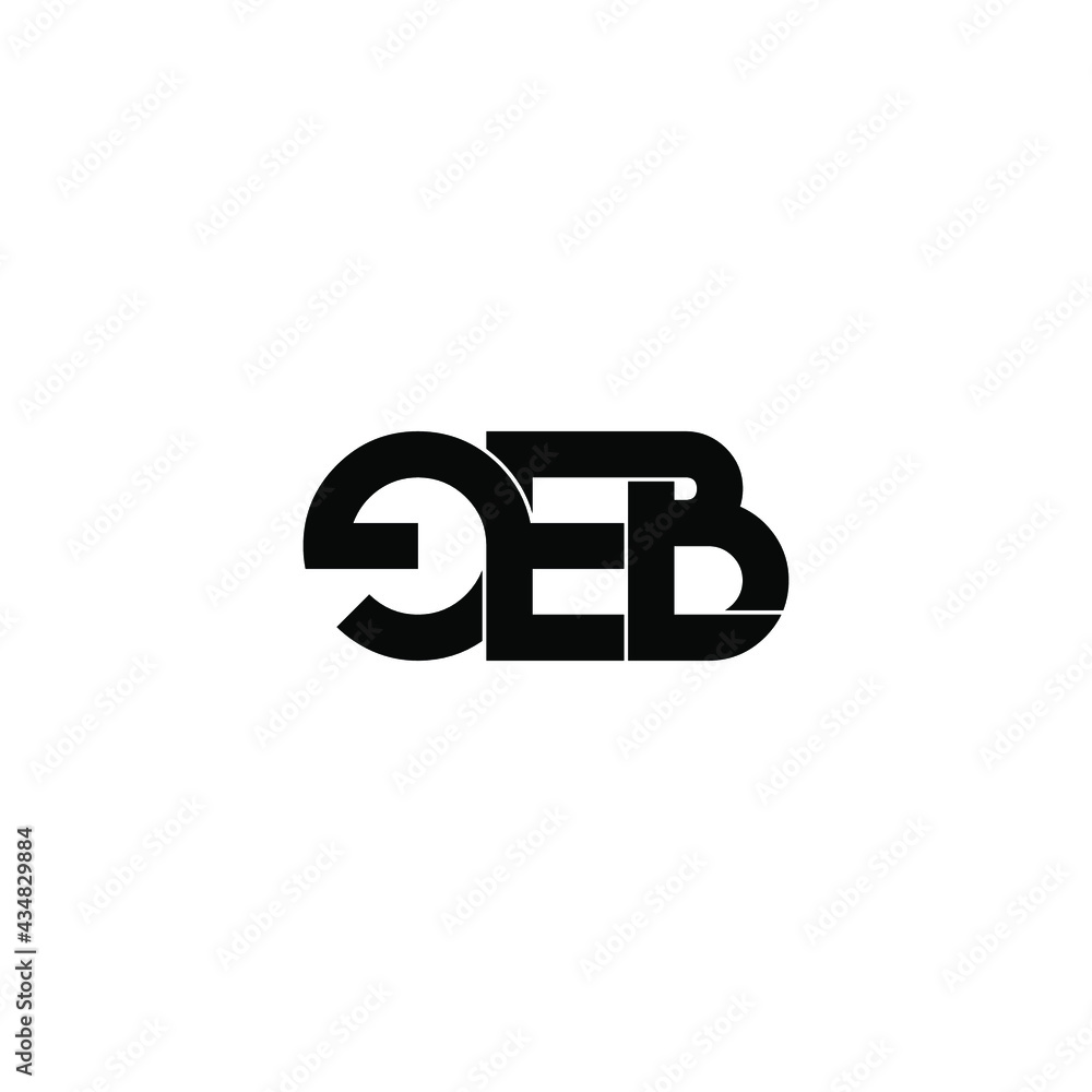 eeb letter original monogram logo design eeb letter original monogram logo design