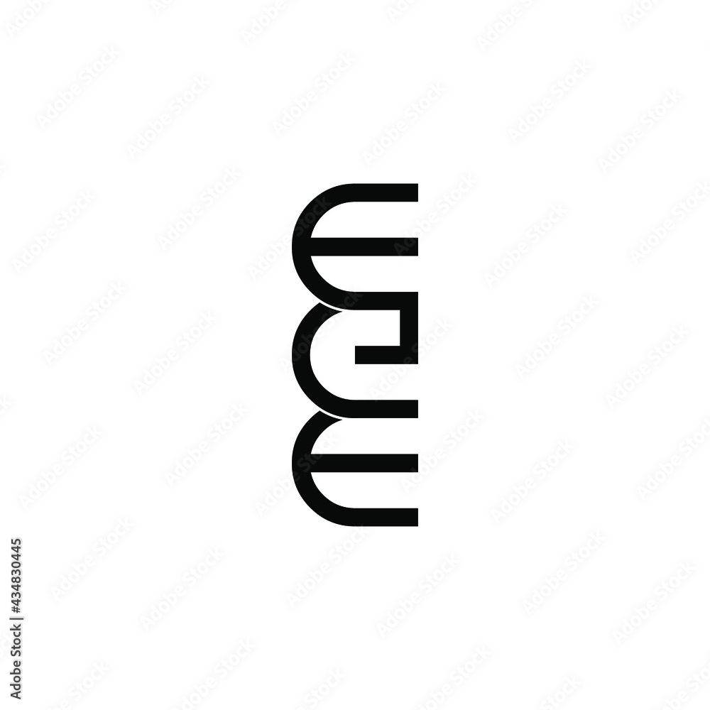 eee letter original monogram logo design eee letter original monogram logo design