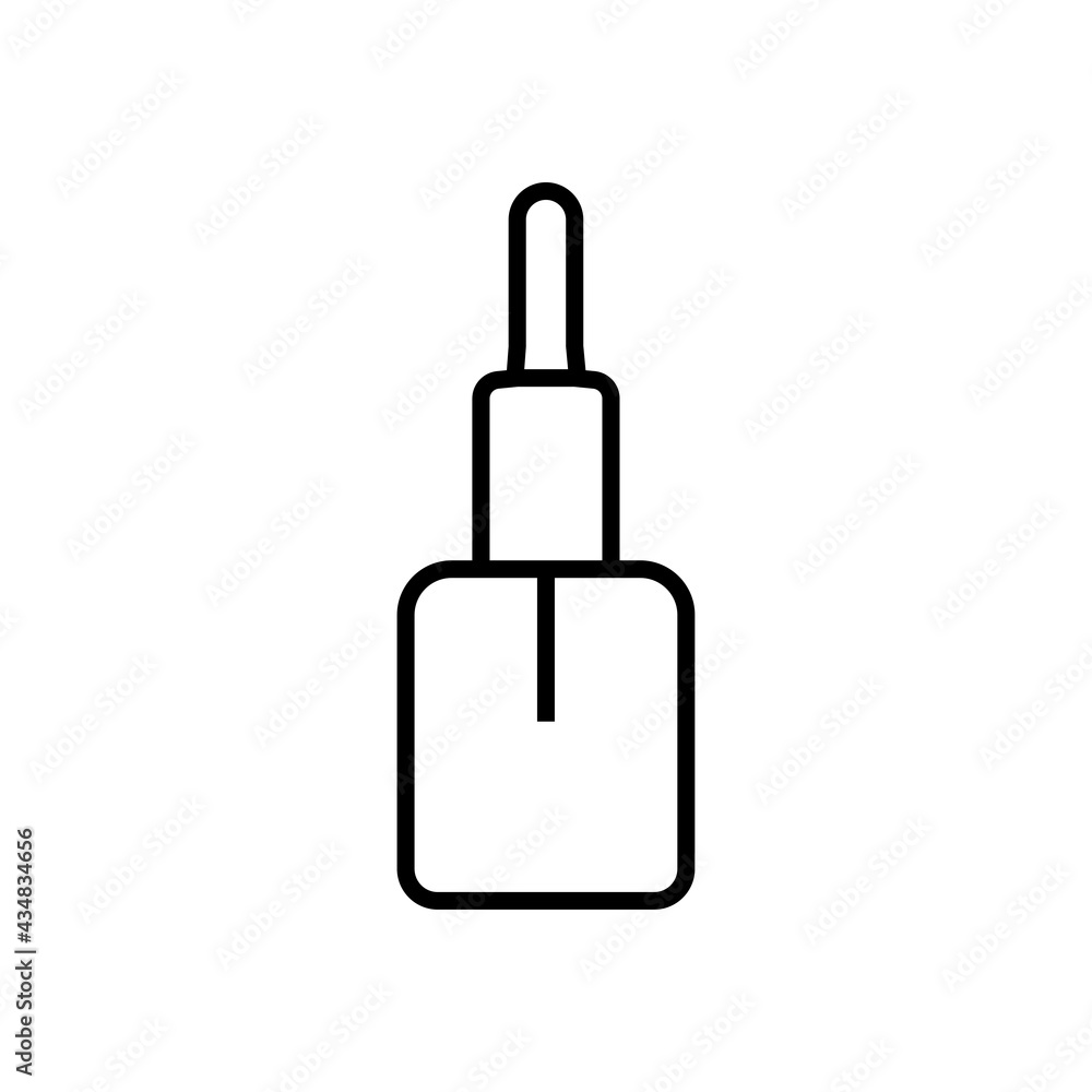 serum icon line style vector serum icon line style vector