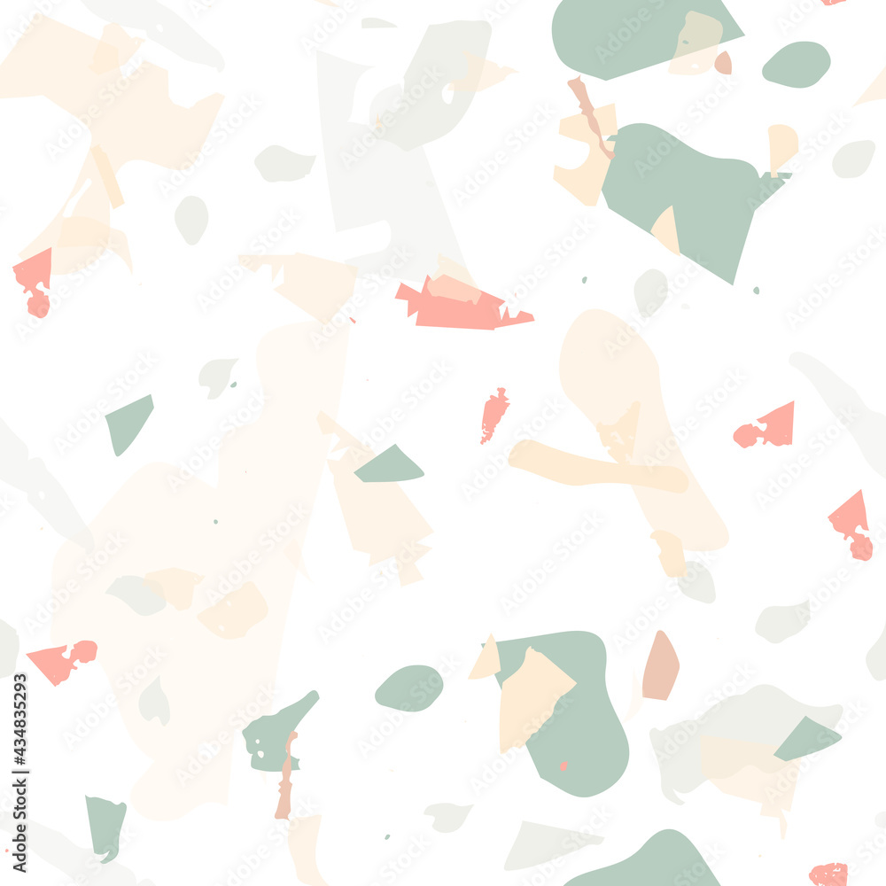 Terrazzo seamless pattern. Modern classic