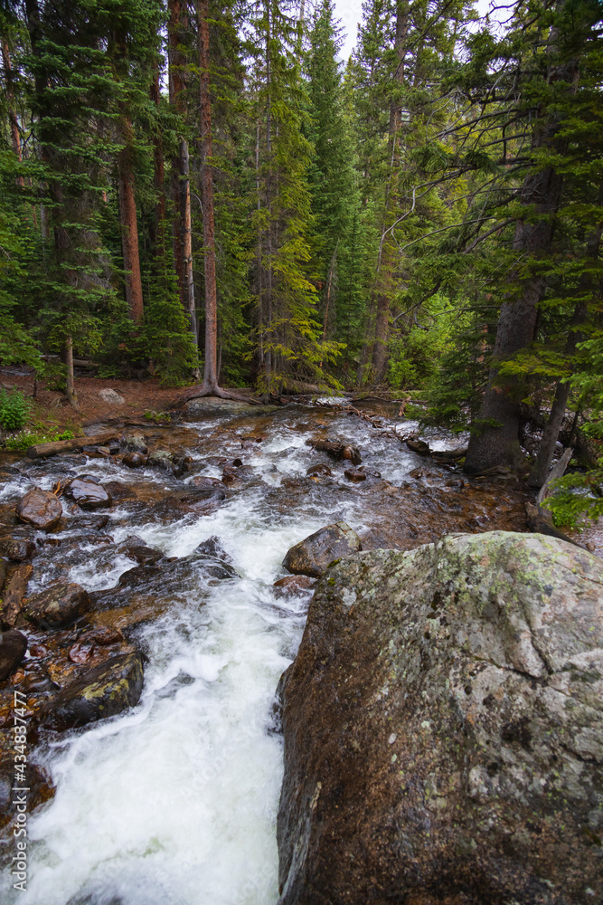 North St. Vrain Creek in Rocky Mountain National Park, Colorado North St. Vrain Creek in Rocky Mountain National Park, Colorado
