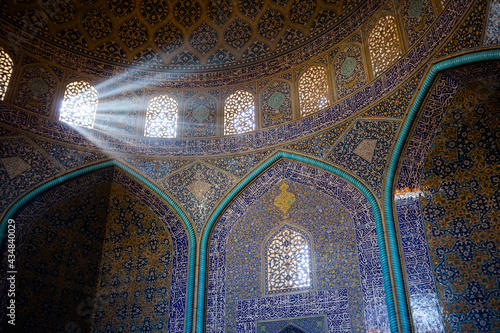 The Sheikh Lutfollah Mosque is registered, along with the Naghsh-i Jahan Square, as a UNESCO World Heritage Site. It is one of the architectural masterpieces of Iranian architecture. photo