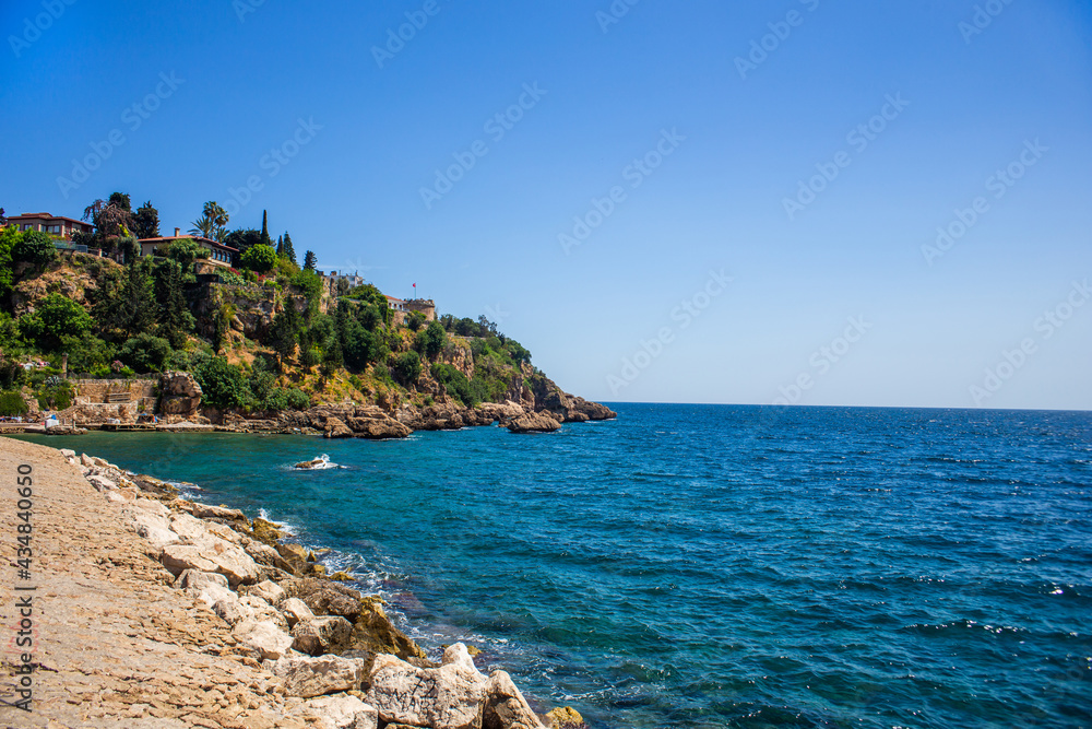 Fototapeta premium Old port in the antique center of Antalya in Turkey