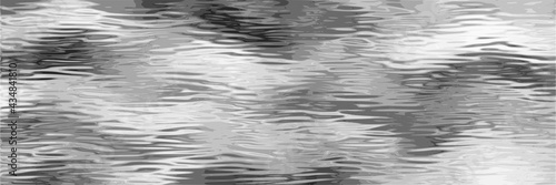 Ripples and water waves, sea surface. Vector natural background.