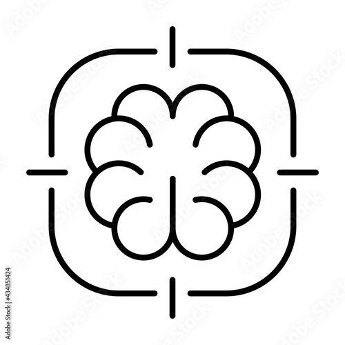 Search for specialist icon vector illustration hr, headhunting, recruiting and choice candidate