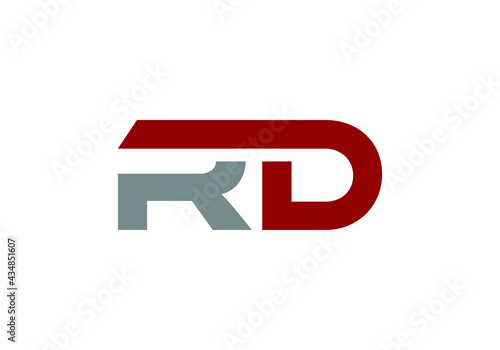Free Download this is a creative text RD logo icon - GFXLoad