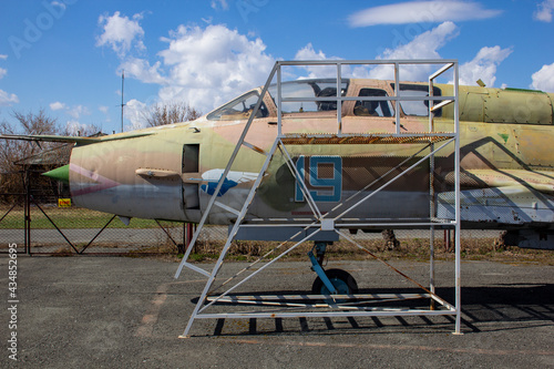 Open-air aviation museum. Attack aircraft, fighters and helicopters at the Aviation Museum.