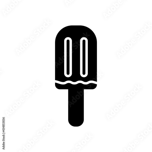 ice cream icon solid style vector for your web, mobile app logo UI design