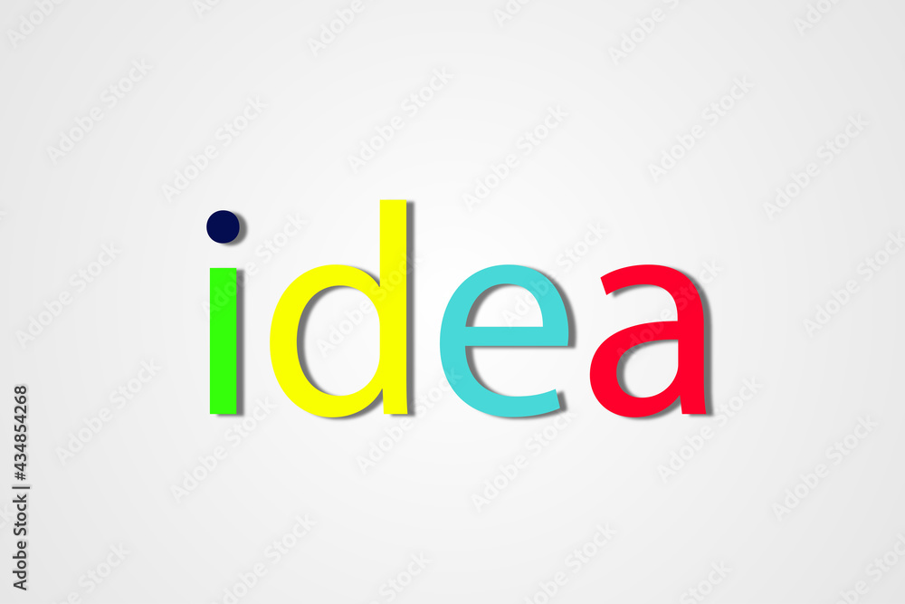 idea Creative typography design idea Creative typography design