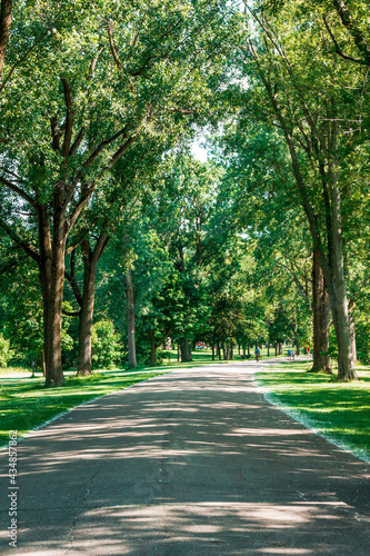 Walking path in Grand Rapids Michigan