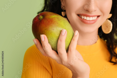 Beautiful woman with fresh ...