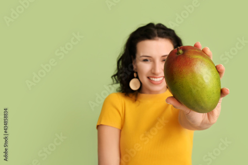 Beautiful woman with fresh ...
