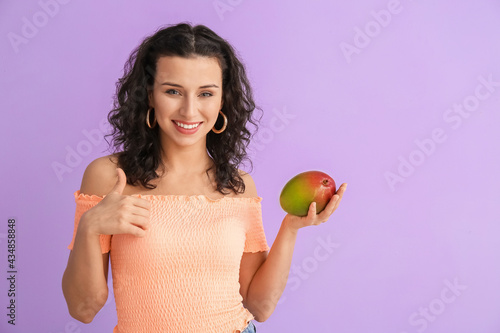 Beautiful woman with fresh ...