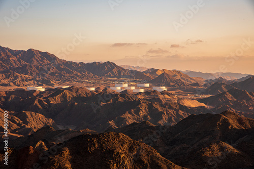Mars like Landscape, Shlomo mountain, Eilat Israel. Southern District. High quality photo