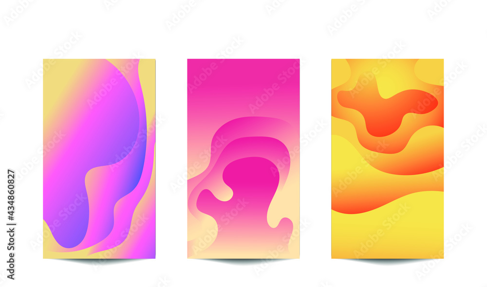 Abstract background paper Yellow pink orange and purple.abstract color 3d paper art illustration set.Contrast colors.Vector design layout for banners presentations,posters and invitations.wave.shape Abstract background paper Yellow pink orange and purple.abstract color 3d paper art illustration set.Contrast colors.Vector design layout for banners presentations,posters and invitations.wave.shape
