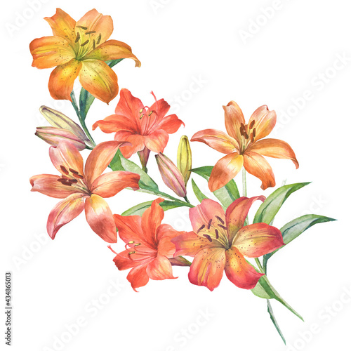 bouquet of lilies